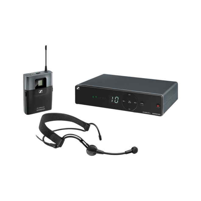 Sennheiser XSW 1-ME3 Wireless Headset Microphone System, Range A