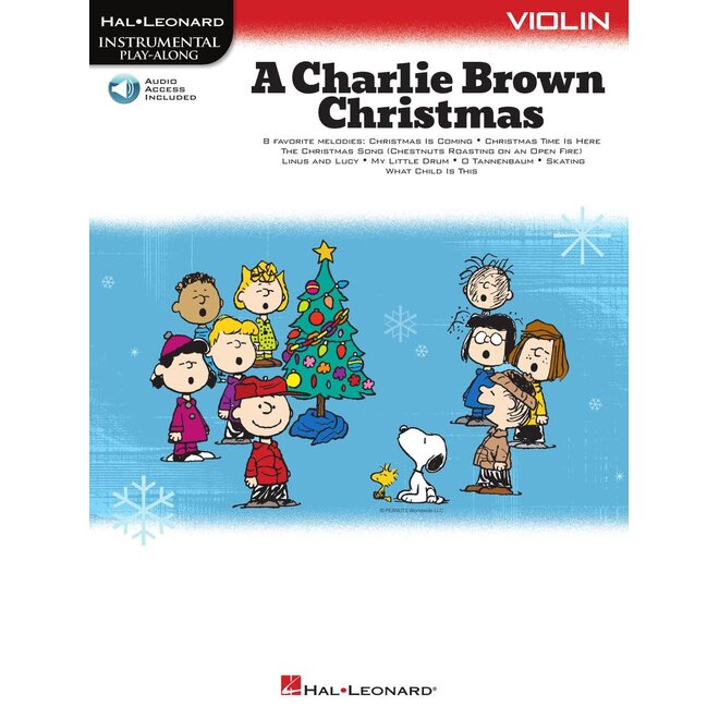 Hal Leonard A Charlie Brown Christmas Violin Book, w/Online Audio