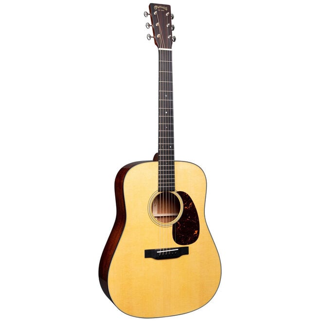 Martin D-18 Dreadnought Acoustic Guitar, Solid Spruce/Solid Mahogany, w/Hardshell Case