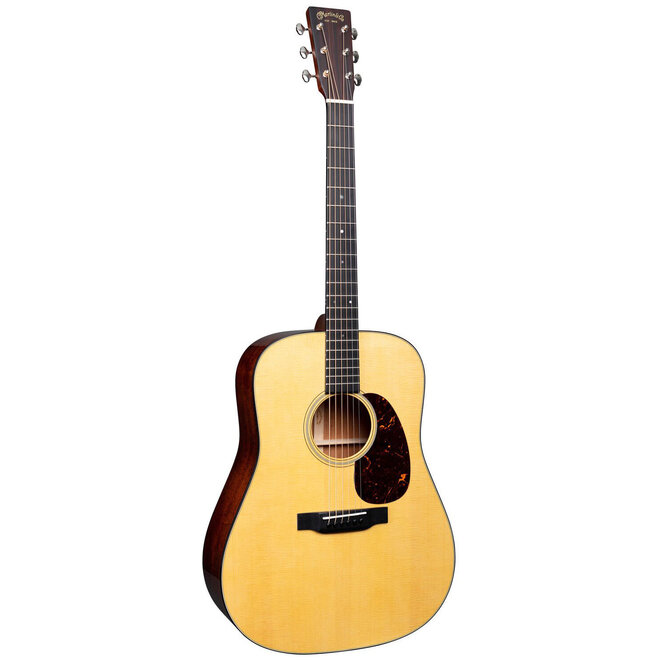 Martin D-18 Dreadnought Acoustic Guitar, Solid Spruce/Solid Mahogany, w/Hardshell Case