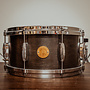 JB Drum Co Maple 13x7 Snare Drum, Satin Black w/Bag