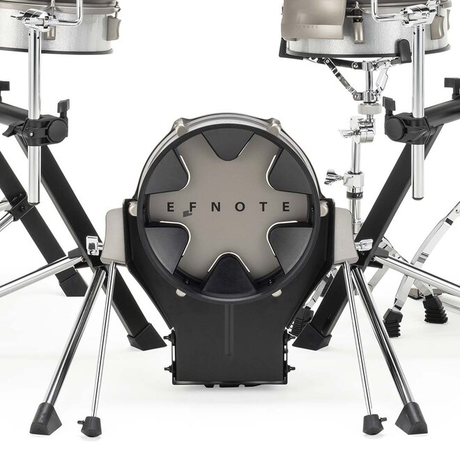 EFNOTE 3B Electronic Drum Set, White Sparkle