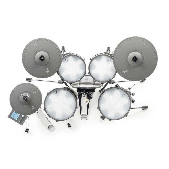 EFNOTE 3B Electronic Drum Set, White Sparkle