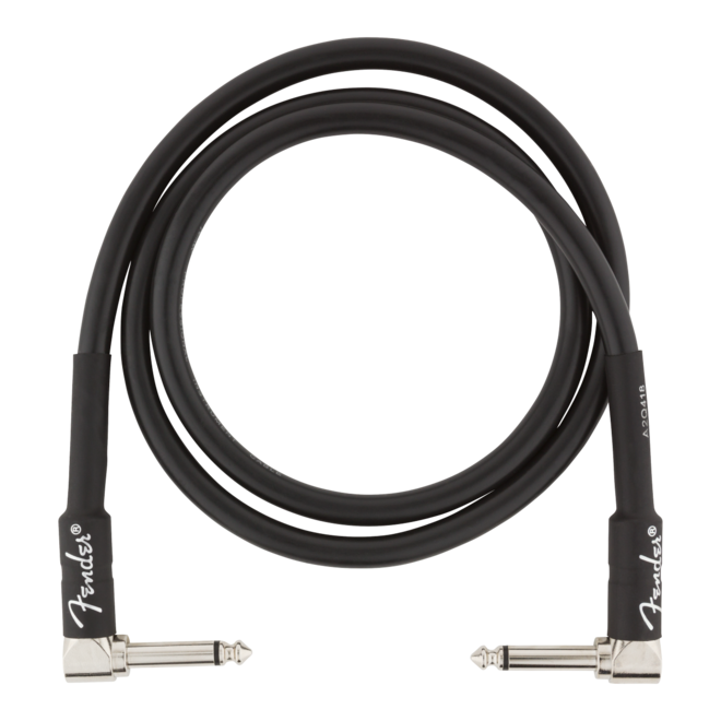 Fender Professional Series Instrument Cable, Right-Angle/Right-Angle, 3’