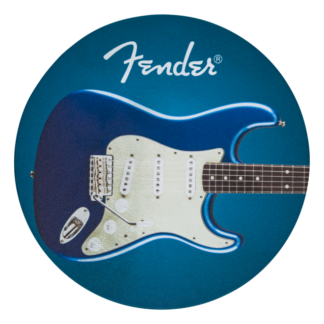 Fender Guitar Coaster Set, Multi-Color Leather (4 Pack)