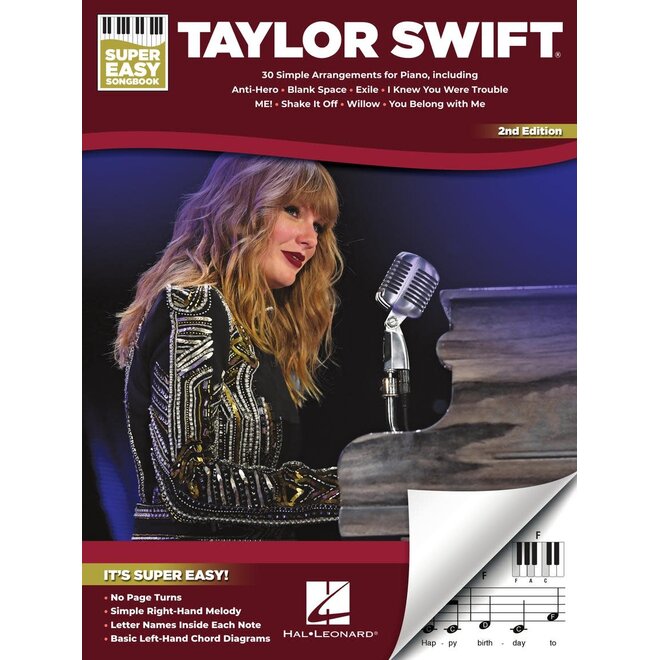 Hal Leonard Super Easy Songbook Series, Taylor Swift