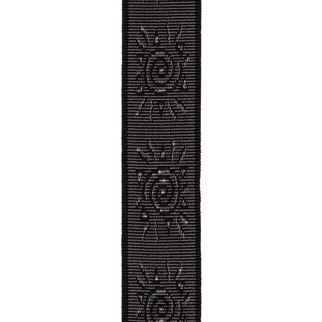 D'Addario 2” Auto Lock Vintage Guitar Strap, Silver Suns