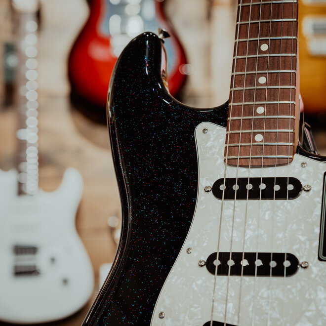 Fender 70th Anniversary Player Stratocaster, Rosewood Fingerboard, Nebula Noir, w/Deluxe Gigbag