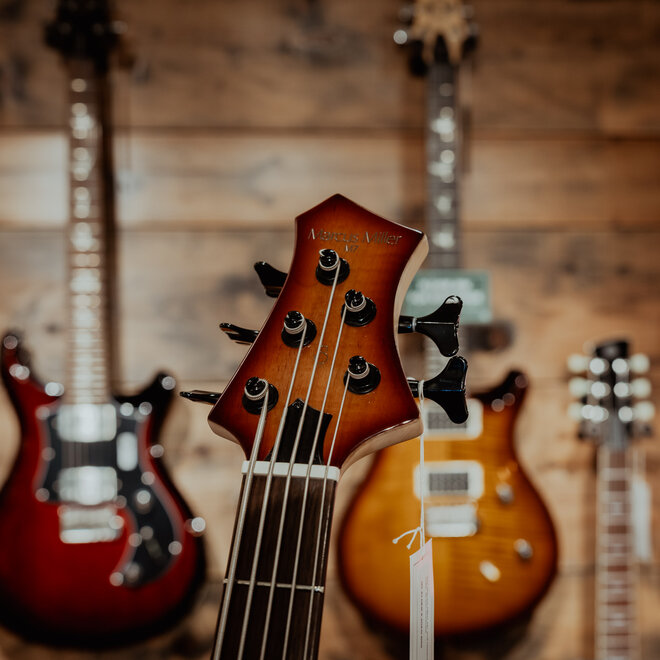 Sire Marcus Miller M7 2nd Generation Bass Guitar, 5-String, Alder, Brown Sunburst