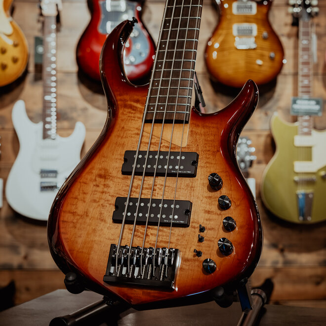 Sire Marcus Miller M7 2nd Generation Bass Guitar, 5-String, Alder, Brown Sunburst