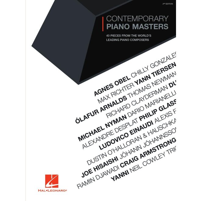 Hal Leonard Contemporary Piano Masters, 40 Pieces from the World's Leading Piano Composers (2nd Edition)