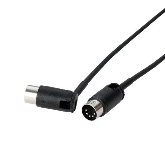 Boss MIDI Cable w/Adjustable Multi-Directional Connectors, 3'