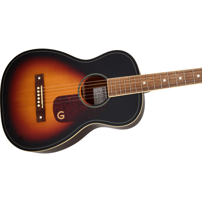 Gretsch Limited Edition Jim Dandy Parlor Acoustic Guitar, Solid Top, Walnut Fingerboard, Heritage Burst