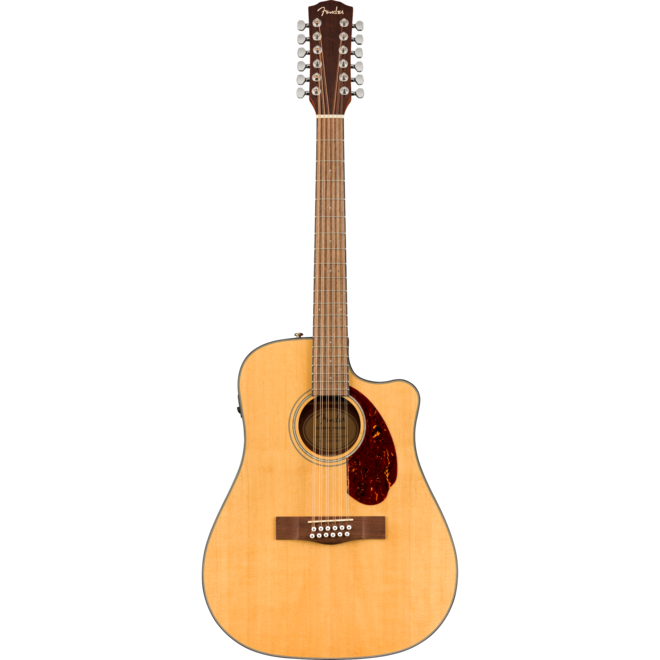 Fender CD-140SCE 12-String Dreadnought Acoustic Guitar, Walnut Fingerboard, Natural, w/Hardshell Case