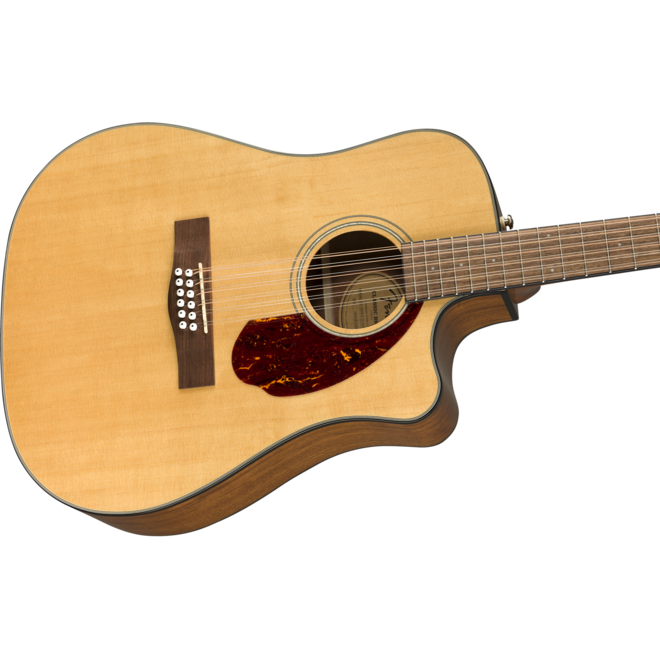 Fender CD-140SCE 12-String Dreadnought Acoustic Guitar, Walnut Fingerboard, Natural, w/Hardshell Case
