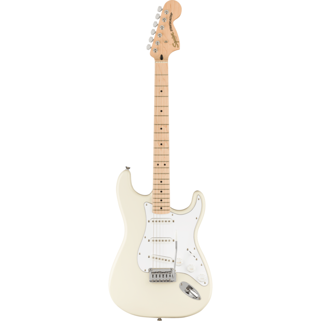 Squier Affinity Series Stratocaster, Maple Fingerboard, Olympic White