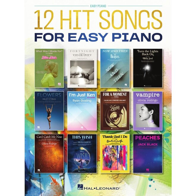 Hal Leonard 12 Hit Songs for Easy Piano