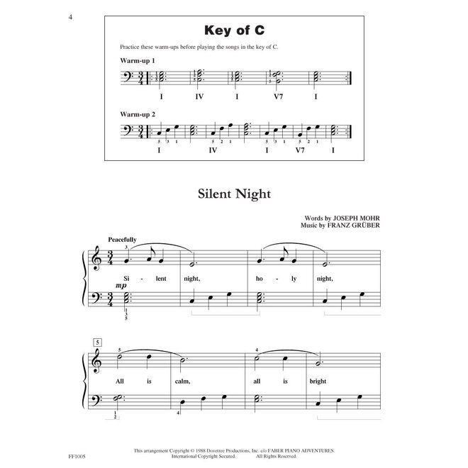 Hal Leonard Faber ChordTime Piano, Level 2B, Christmas