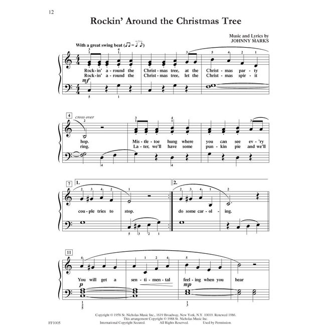 Faber ChordTime Piano Christmas, Level 2B