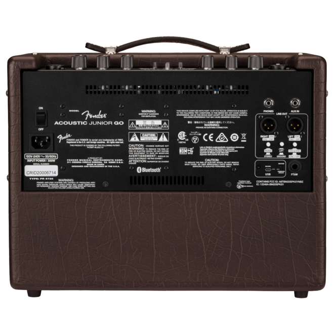 Fender Acoustic Junior GO 100W Acoustic Amplifier, w/Rechargeable Battery