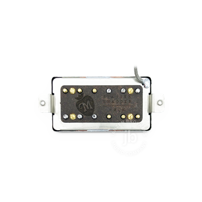 McNelly Pickups V2 Stagger Swagger Pickup, Full Nickel/Standard, Bridge