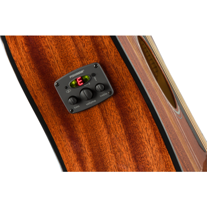 Fender CD-60SCE Dreadnought Acoustic Guitar, Walnut Fingerboard, All Mahogany