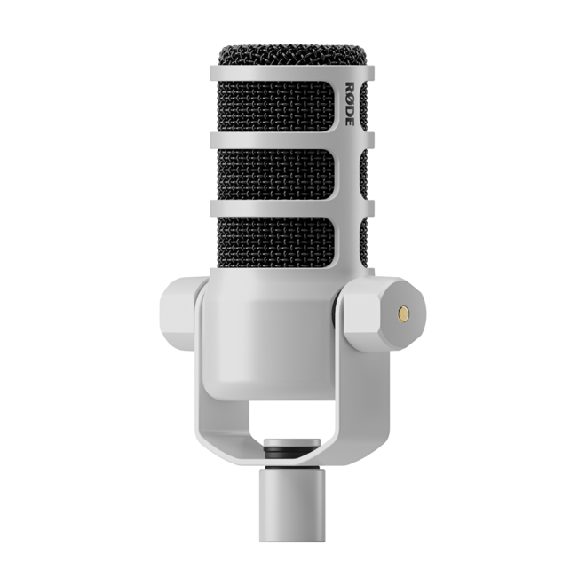 RODE PodMic Dynamic Podcasting Microphone, White