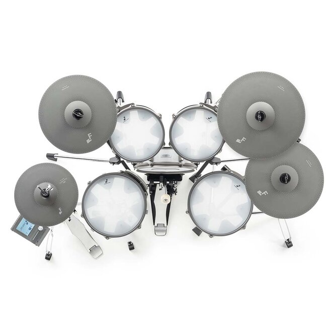 EFNOTE 3B Electronic Drum Set, White Sparkle