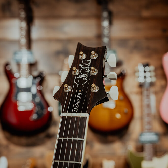 PRS McCarty 594 10-Top Electric Guitar, Black Gold Wraparound Burst, Hardshell Case