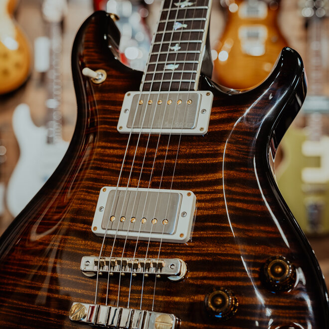 PRS McCarty 594 10-Top Electric Guitar, Black Gold Wraparound Burst, Hardshell Case