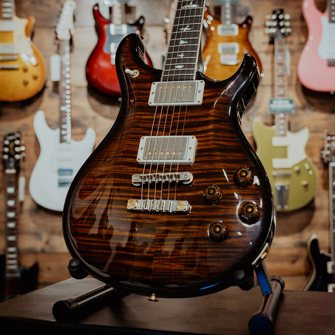 PRS McCarty 594 10-Top Electric Guitar, Black Gold Wraparound Burst, Hardshell Case