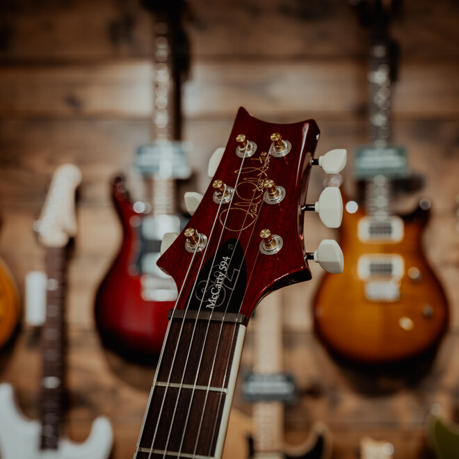 PRS S2 McCarty 594 Electric Guitar, Dark Cherry Sunburst, Gigbag