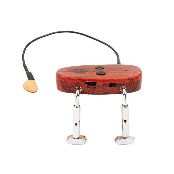 KNA VV-Wi Wireless Portable Bridge-Mounted Piezo Violin/Viola Pickup, w/Volume Control