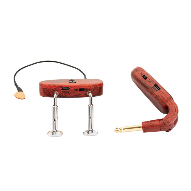 KNA VV-Wi Wireless Portable Bridge-Mounted Piezo Violin/Viola Pickup, w/Volume Control