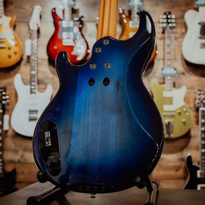 Yamaha BBP34II BB Pro Series Bass Guitar, 4-String, Moonlight Blue, w/Hardshell Case