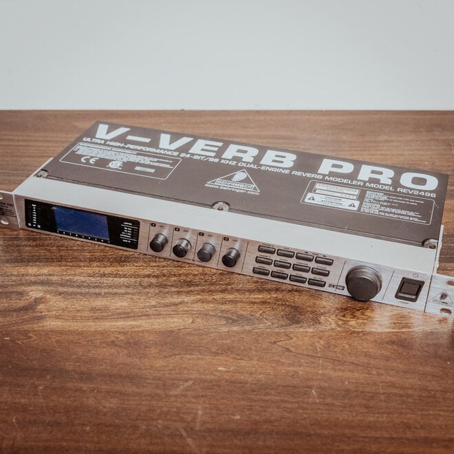 Behringer V-Verb Pro Rev2496 Ultra High-Performance 24-Bit/96 kHz Dual-Engine Reverb Modeler