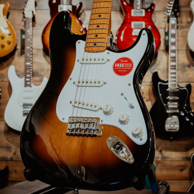 Squier Classic Vibe '50s Stratocaster, Maple Fingerboard, 2-Color Sunburst