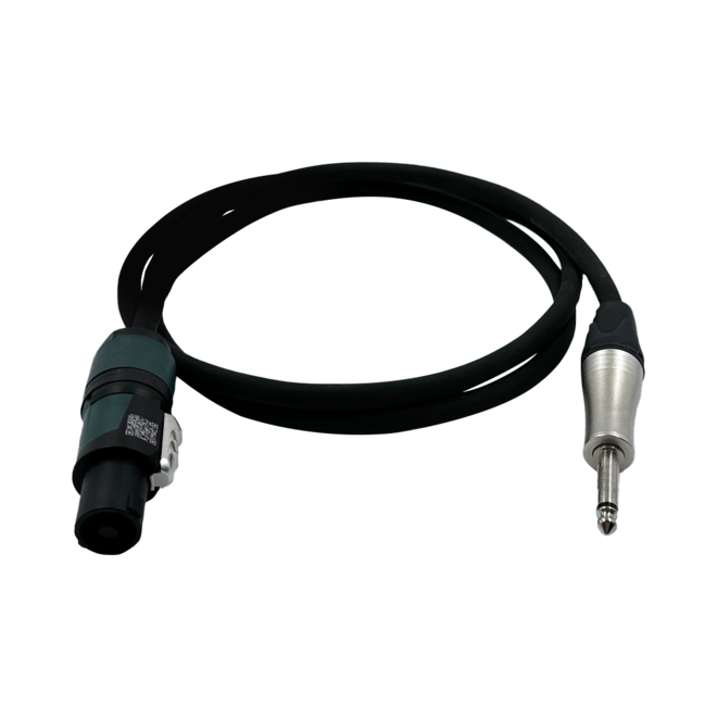 Digiflex Tour Series 14/2 Speaker Cable, Neutrik SpeakON to 1/4” TS Male, 5’