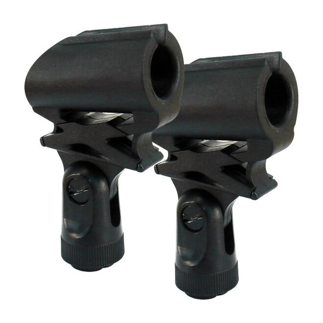 Profile MCH830X2 Small Condensor Anti-Vibration Rubber Microphone Clip (2 Pack)