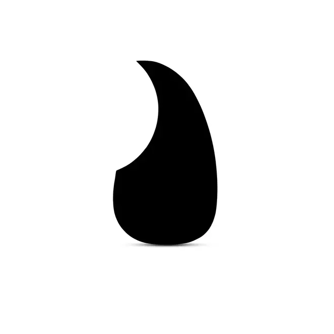 Martin Oversized Acoustic Guitar Pickguard, Black