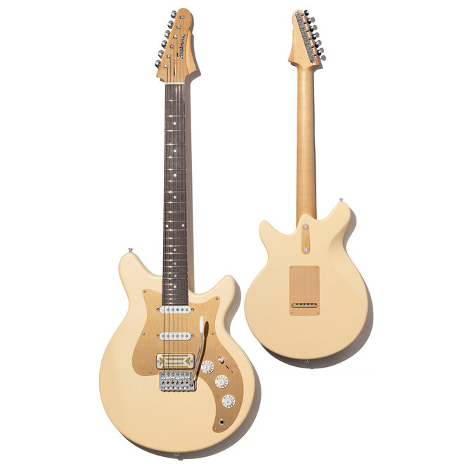 Eastman FullerTone DC'62 Electric Guitar, Rosewood Fingerboard, Desert Sand, w/Padded Gigbag