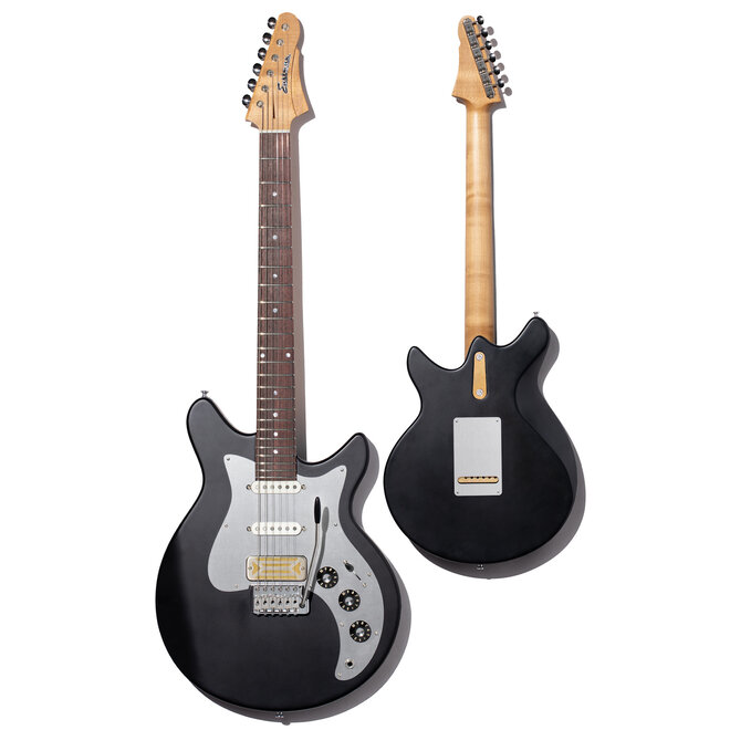 Eastman FullerTone DC'62 Electric Guitar, Rosewood Fingerboard, Moss Black, w/Padded Gigbag