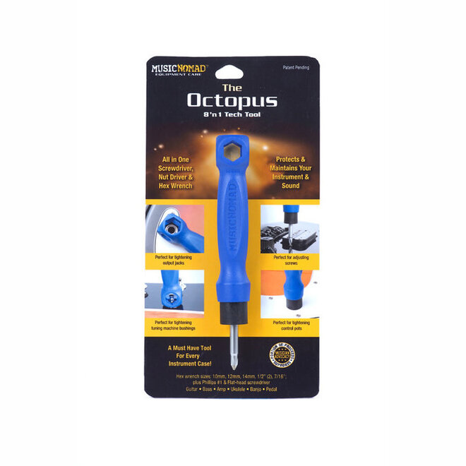 MusicNomad The Octopus 8-in-1 Guitar Tech Tool