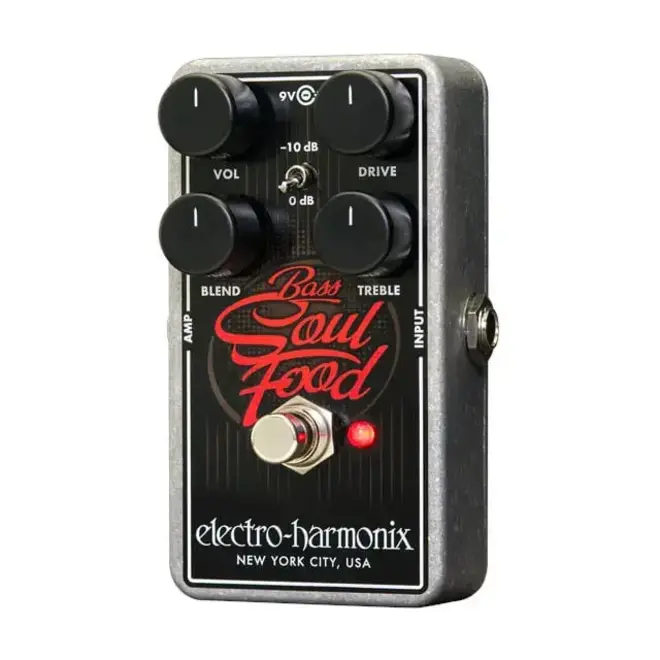 Electro-Harmonix Bass Soul Food Transparent Bass Overdrive Pedal