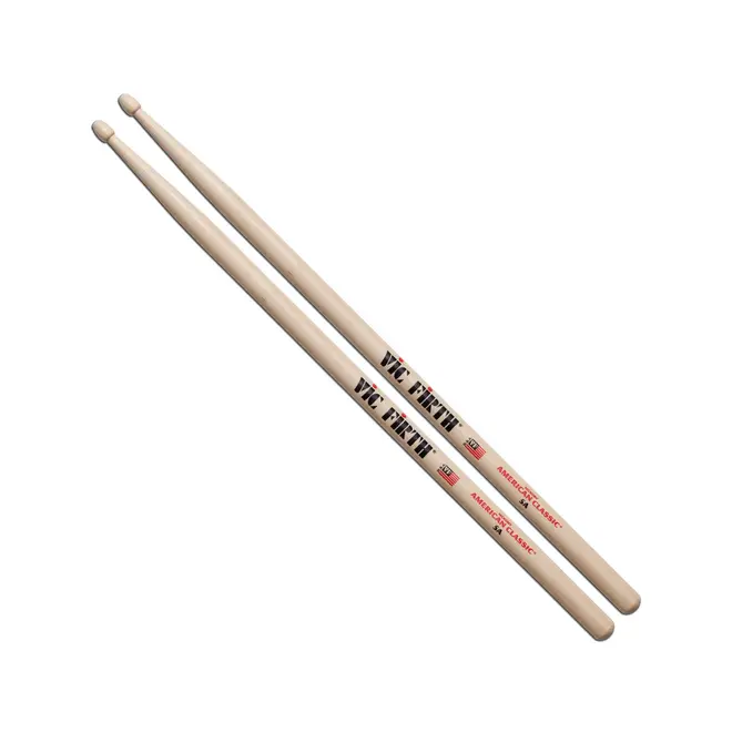 Vic Firth American Classic Hickory Drumsticks, Wood Tip, 5A