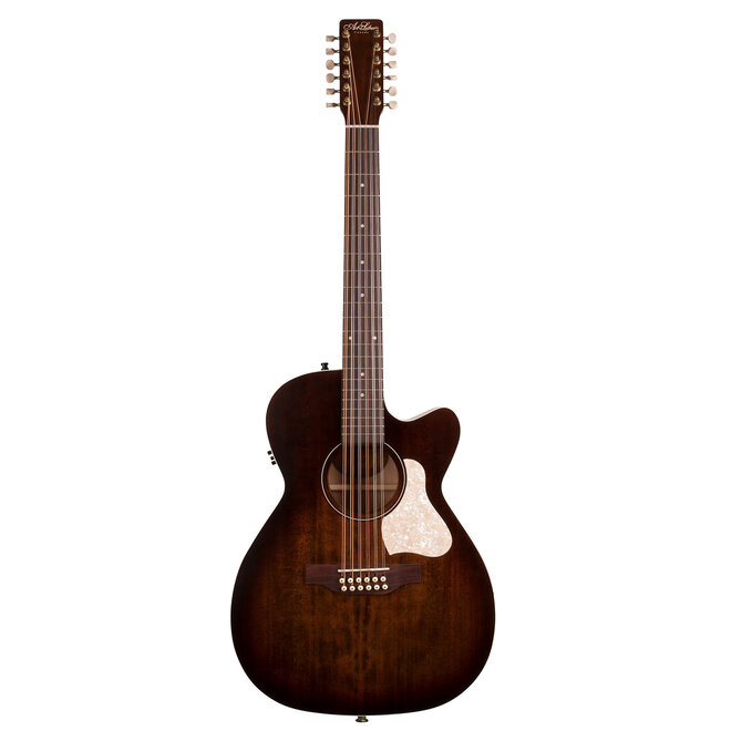Art & Lutherie Legacy Presys II 12-String Cutaway Acoustic-Electric Guitar, Bourbon Burst