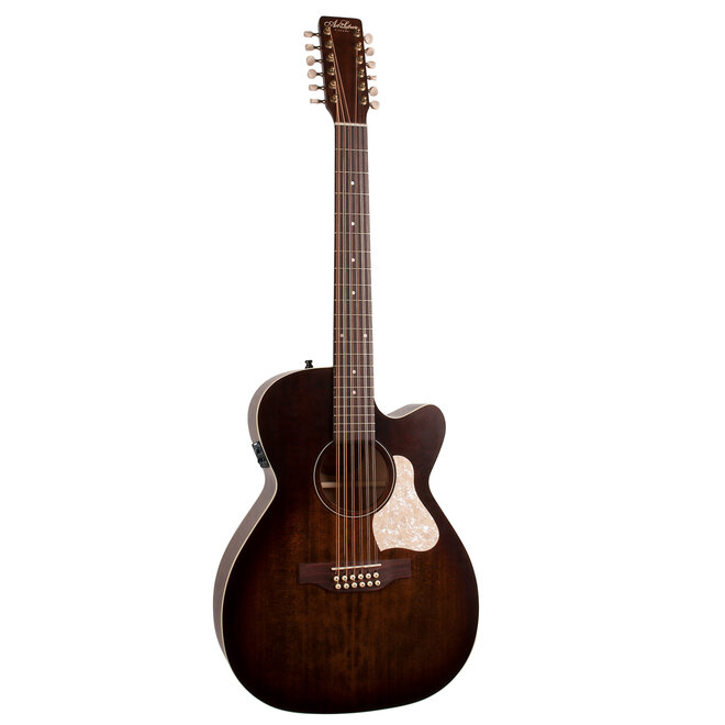 Art & Lutherie Legacy Presys II 12-String Cutaway Acoustic-Electric Guitar, Bourbon Burst