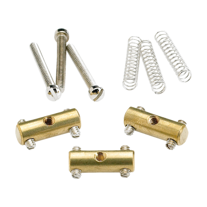 Fender Pure Vintage '52 Telecaster Saddle Kit, Brass
