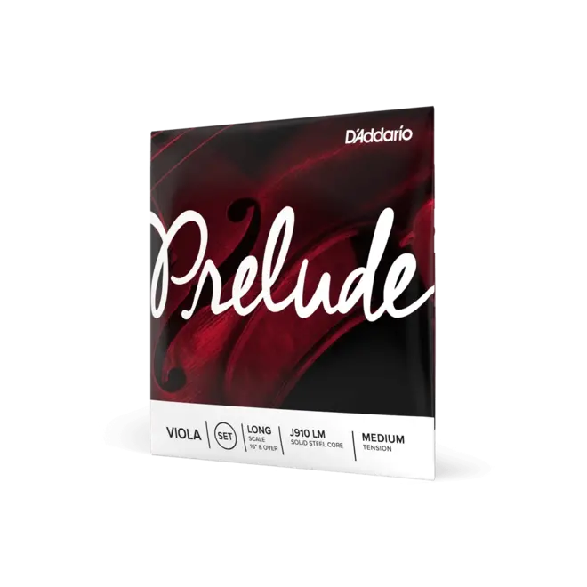 D'Addario Prelude Viola String Set, Medium Tension, Long Scale