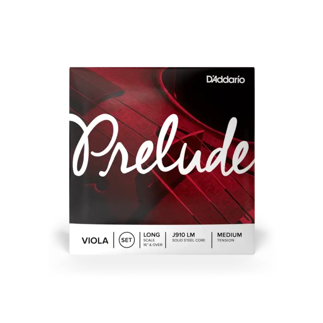 D'Addario Prelude Viola String Set, Medium Tension, Long Scale